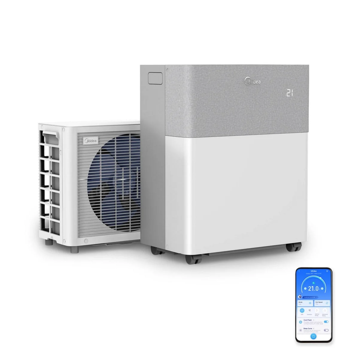 61aJaq1QxRL Midea Portasplit 12000 BTU Mobile Air Conditioner - Image 1