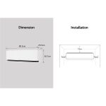 LG DualCool EZ24 Deluxe A++ 24000 BTU Smart Wall Mounted Split Air Conditioner with Heat Pump & Voice Control - Image 3