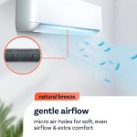 electriQ iQool 24000 BTU WiFi Smart A++ Wall Mounted Split Air Conditioner with Heat Pump - 5m Pipe Kit Included - Image 8
